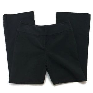 ANN TAYLOR Gray Faux suede Wide leg trouser pants